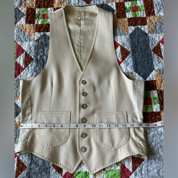 Vtg 1970s Johnny Carson 3 Piece Leisure Suit Tailored For Fine Bros.-Matison Co - Picture 11 of 16